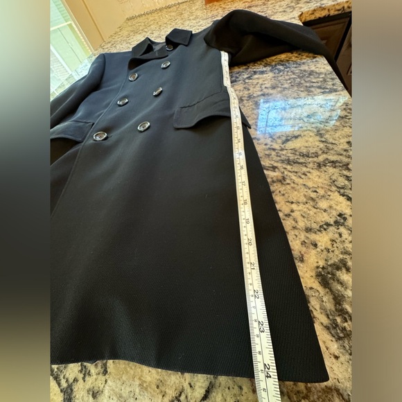 Vintage 60s CECIL GEE of London Men's Mod Coat Pure New Wool 1960s Mens Peacoat - Picture 8 of 11